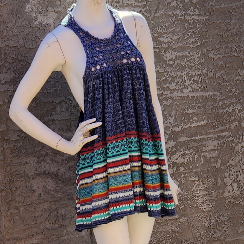 Free People Rare Hearts KnittedTunic Tank Dress - Picture 9 of 10